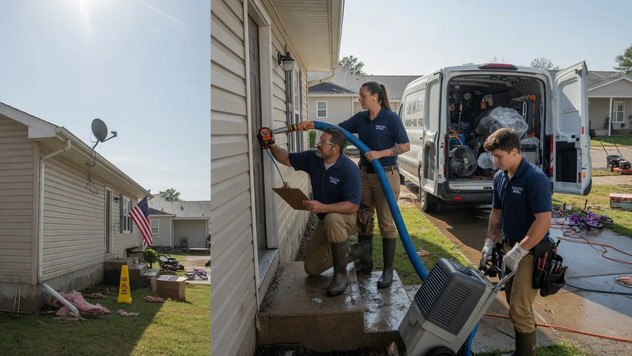 Ceiling Water Damage Restoration in Yates City, IL near me